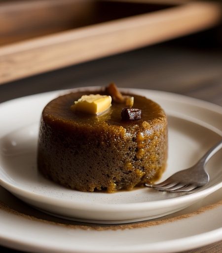 Steamed Apple-Date Pudding recipe image