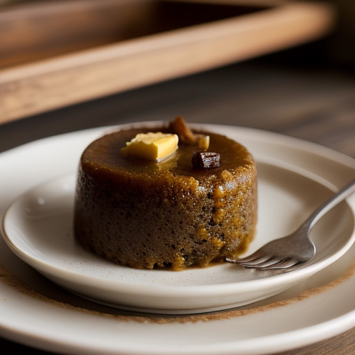 Steamed Apple-Date Pudding recipe image