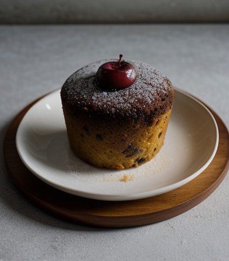 Steamed Apple Raisin Pudding recipe image