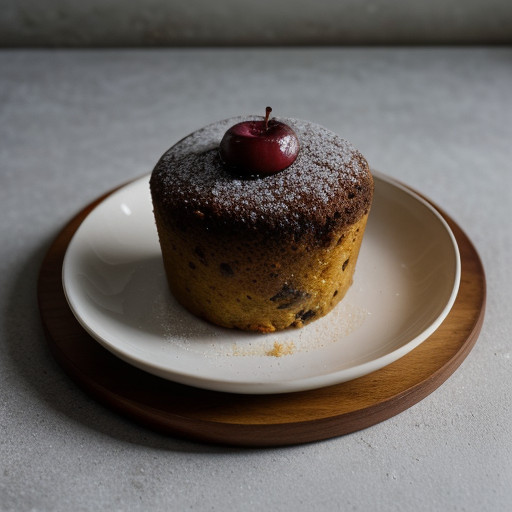 Steamed Apple Raisin Pudding recipe image