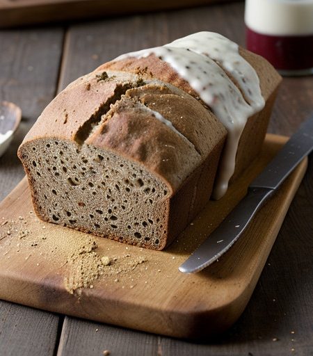 Steamed Brown Bread With Currants & Walnuts recipe image