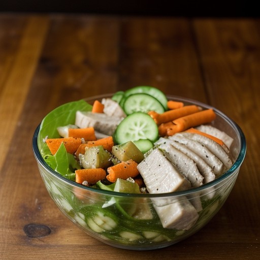 Steamed Chicken Salad recipe image