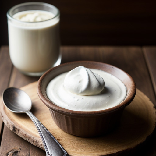 Steamed Chocolate Pudding With Cream Sauce recipe image