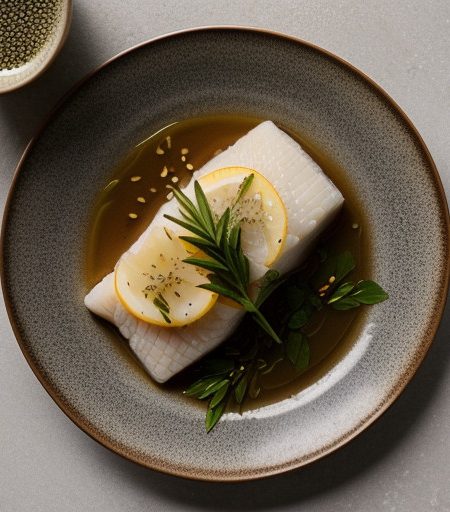 Steamed Cod With Rice recipe image
