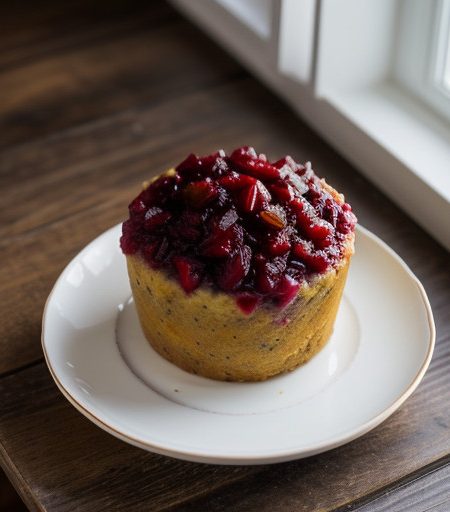 Steamed Cranberry Pudding recipe image