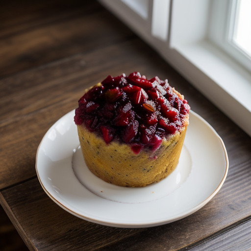 Steamed Cranberry Pudding recipe image