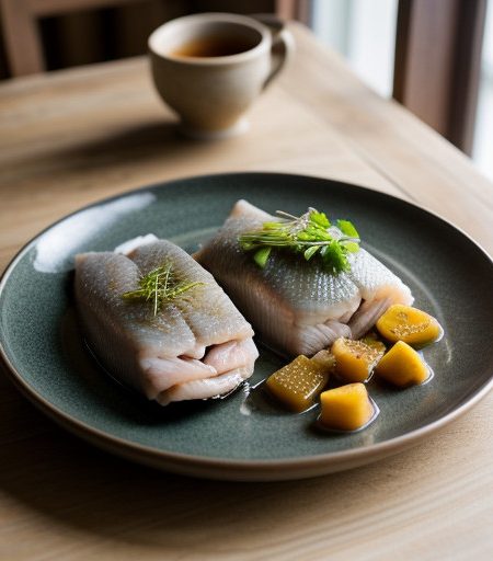 Steamed Fish With Ginger recipe image