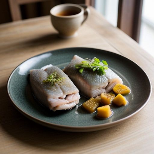 Steamed Fish With Ginger recipe image