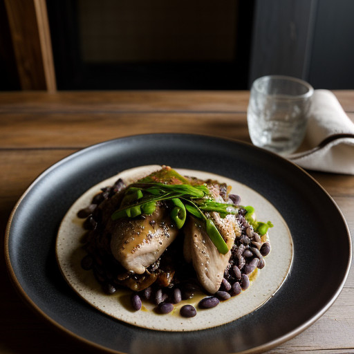 Steamed Ginger Chicken With Black Beans recipe image