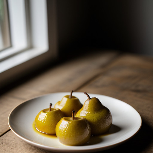 Steamed Honey Pears recipe image