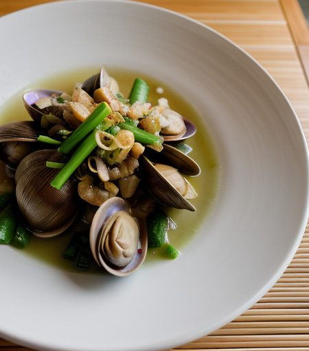 Steamed Kauai Clams With Lemongrass & Green recipe image
