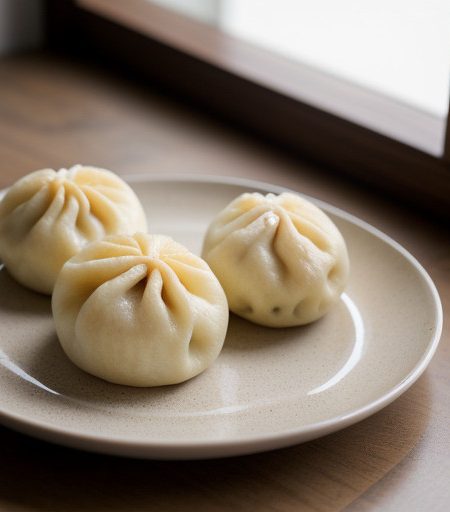 Steamed Lotus Buns recipe image