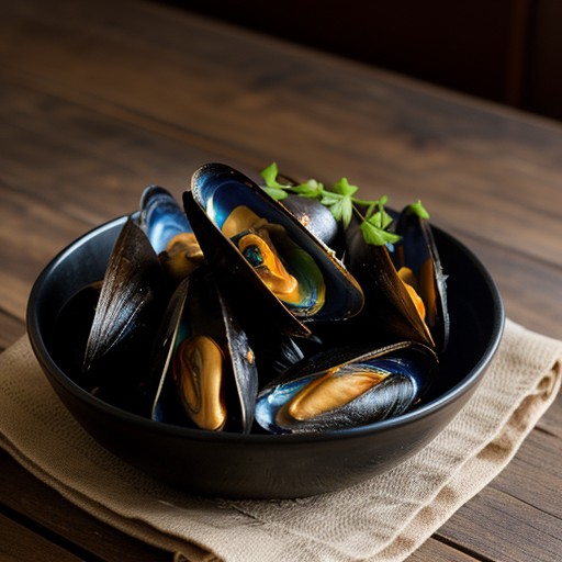 Steamed Mussels With Black Bean Sauce recipe image