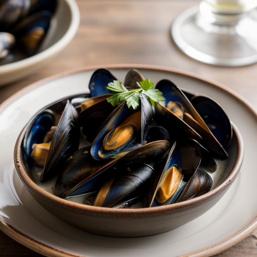 Steamed Mussels With Garlic, Wine, and Cilantro (2 PTS recipe image