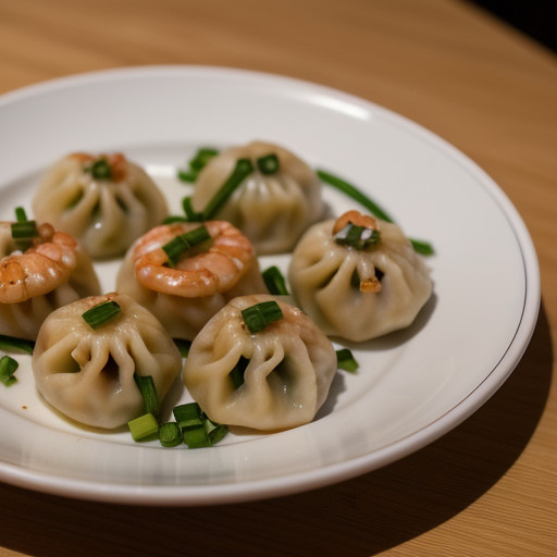 Steamed Pork and Shrimp Dumplings recipe image