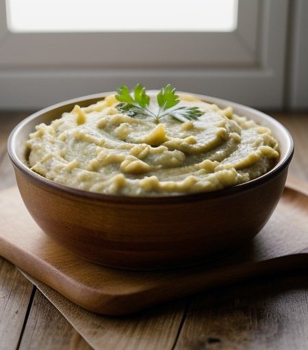 Steamed Potato Dip recipe image