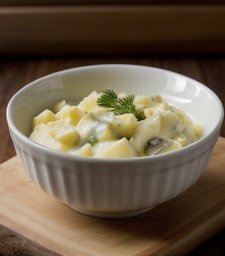Steamed Potato Dressing recipe image