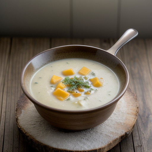 Steamed Potato Soup recipe image