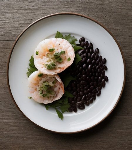 Steamed Prawns With Black Beans recipe image