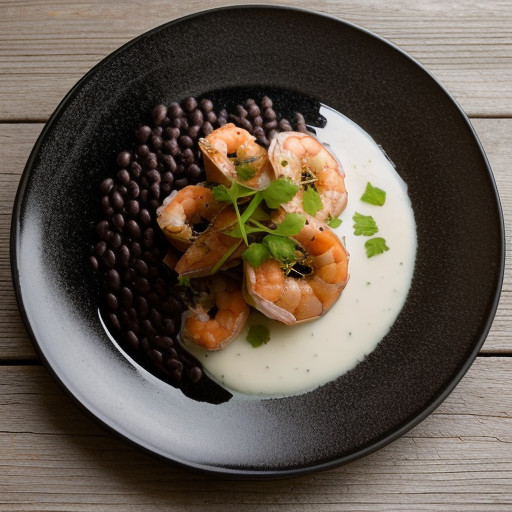 Steamed Prawns With Black Beans (See Jup Jing recipe image