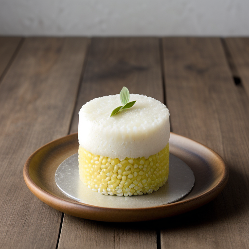 Steamed Rice Cake With Mung Beans recipe image