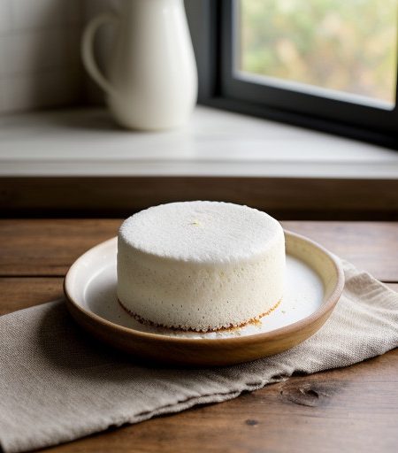 Steamed Rice Coconut Milk Cake recipe image