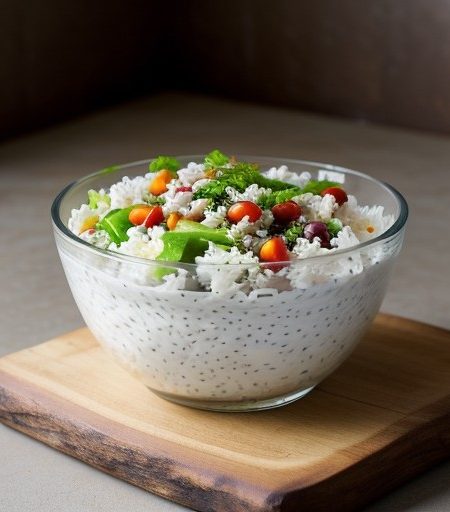 Steamed Rice Salad recipe image