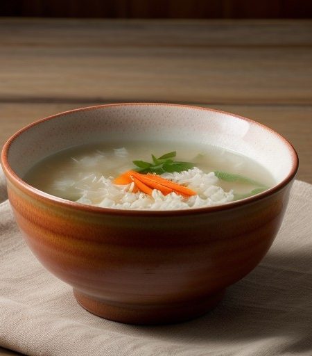 Steamed Rice Soup recipe image