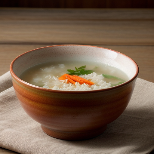 Steamed Rice Soup recipe image