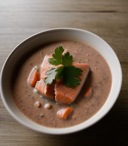 Steamed Salmon Sauce recipe image