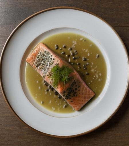 Steamed Salmon With Black Beans recipe image