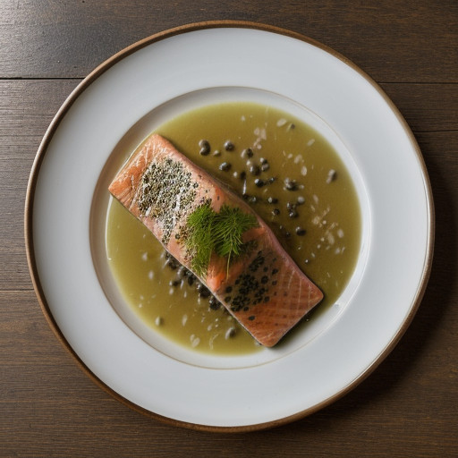 Steamed Salmon With Black Beans recipe image