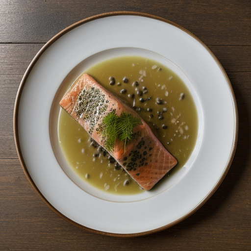 Steamed Salmon With Black Beans recipe image