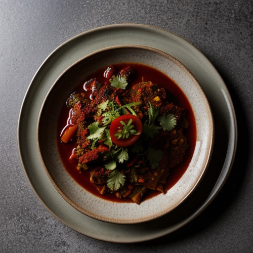 Steamed Sambal Peasant Style (Sambal Lada Uap recipe image