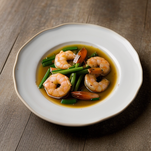Steamed Shrimp With Garlic recipe image