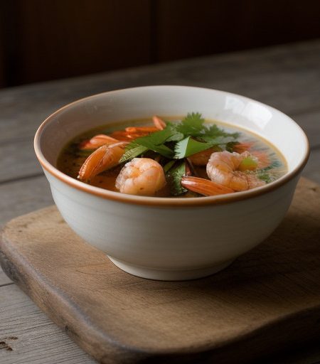 Steamed Shrimp With Special Sauce recipe image