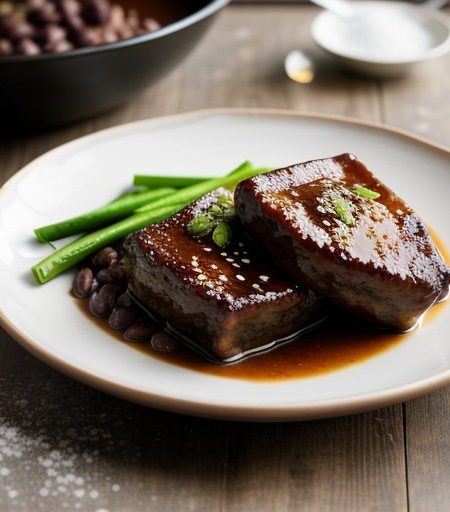 Steamed Spareribs With Black Beans recipe image