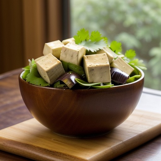 Steamed Tofu Salad recipe image