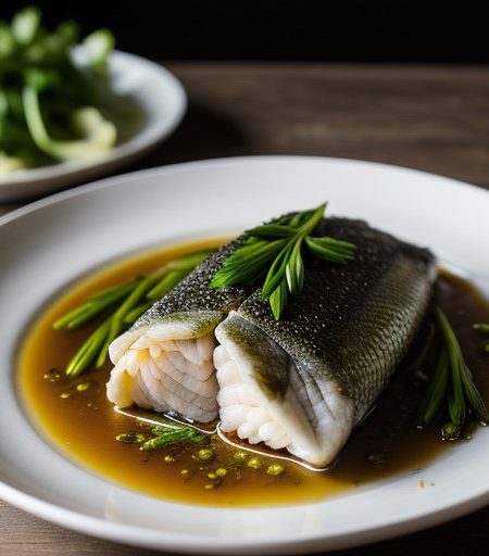Steamed Whole Fish - Pla Chon Pae-Sa * recipe image