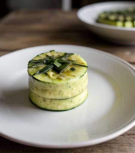 Steamed Zucchini & Cheese recipe image