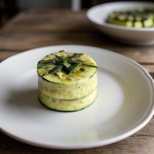 Steamed Zucchini & Cheese recipe image