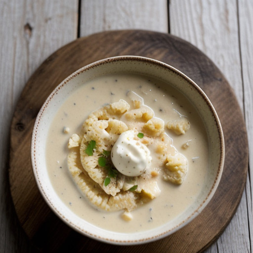 Stewed Cauliflower in Cream Sauce recipe image