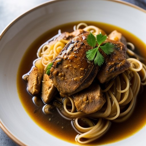 Stewed Chicken and Noodles recipe image