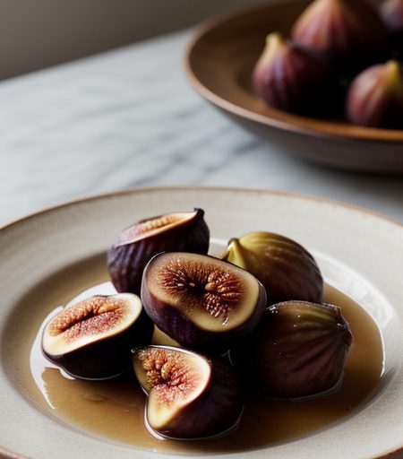 Stewed Fresh Breakfast Figs recipe image