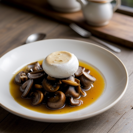 Stewed Mushrooms & Queens recipe image