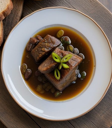 Stewed Pork With Pickles recipe image