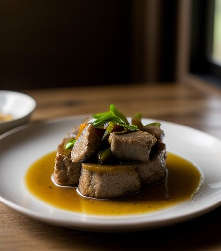 Stewed Pork With Pickles recipe image