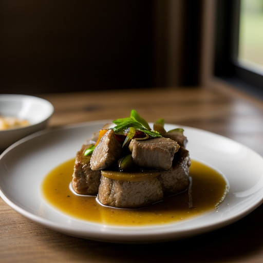 Stewed Pork With Pickles recipe image