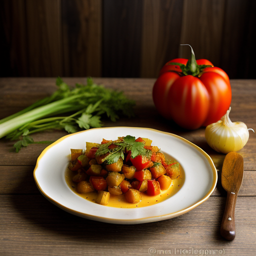 Stewed Tomatoes With Potato Peasant Purses recipe image