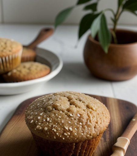 Sticky Orange Muffins recipe image